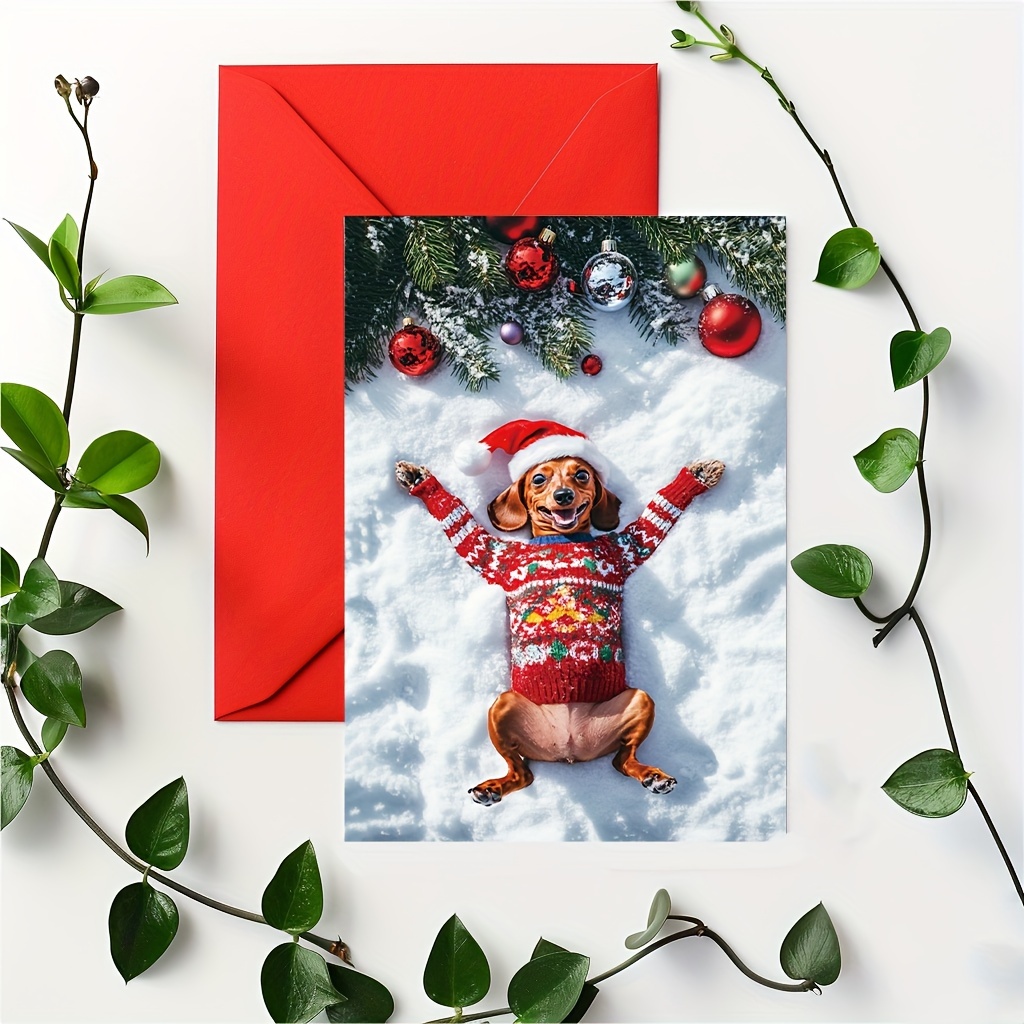 

1pc Humorous Greeting - For Christmas, Birthdays & - Unique 's