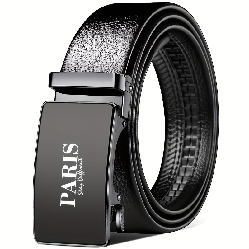 Men's Paris Stay Different Automatic Buckle Belt
