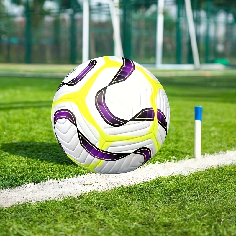 1pc outdoor indoor soccer football machine sewn marking neon green purple panels with training competition casual games durable official like for adults soccer balls soccer training equipment soccer gear soccer balls high footballs professional soccer balls training footballs socccer balls soccer items footballs balls soccer balls soccer training equipment Product details 2