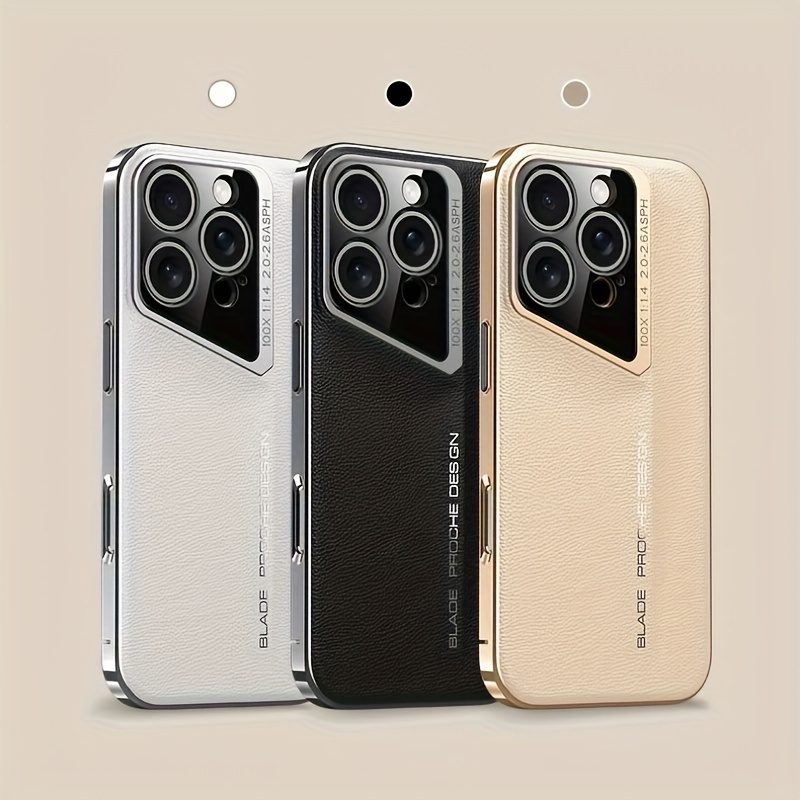 

Unique And Cool Phone Case Protective Cover, Light And Comfortable Case Body, For Iphone16 Pro Max/16 Pro/16/precise Apertured Lens , Metal Logo Logo On The Back, Counter- Always Refreshing,