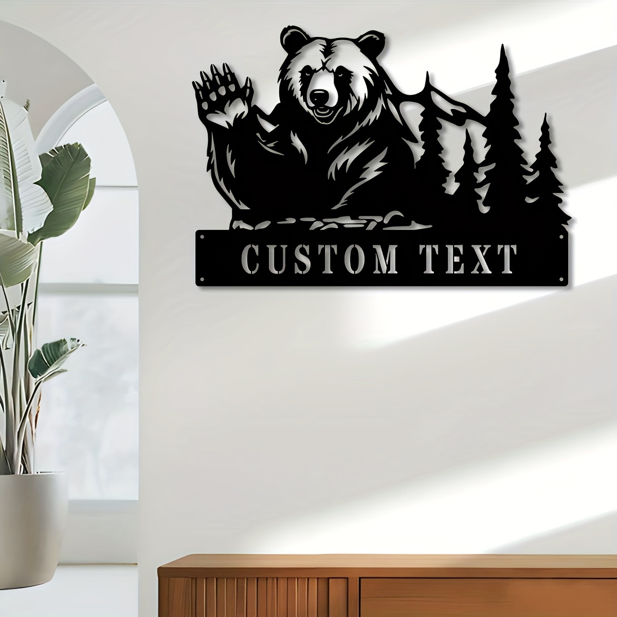 

Bear Metal - Personalized For Decor, - , 15.74" - For , , , Or