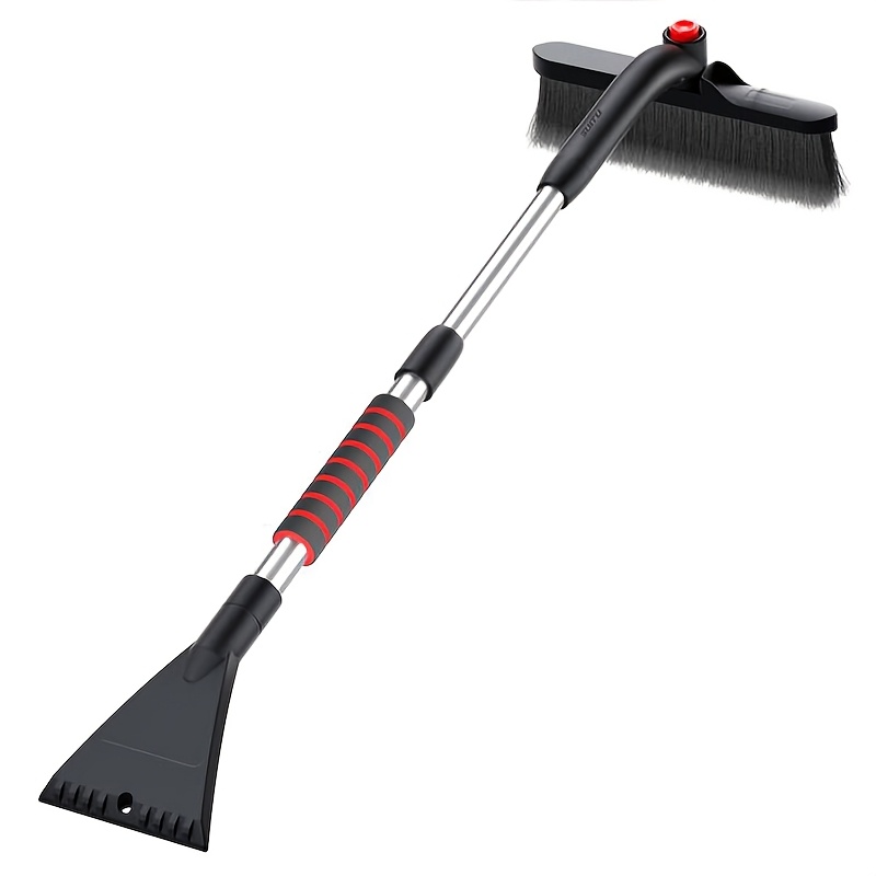 Car Retractable Snow Plow Snow Deicing Forklift Window Glass Scraping Snowboard Winter Snow Clearing Tool Car Exterior Additions