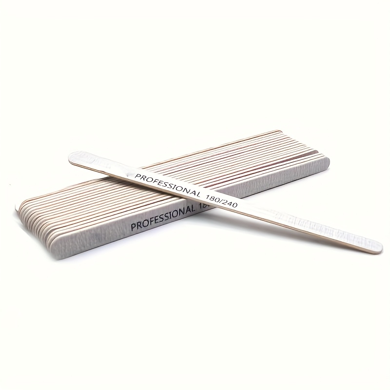 25pcs Professional Nail Tools, Double-Sided Sanding Strips