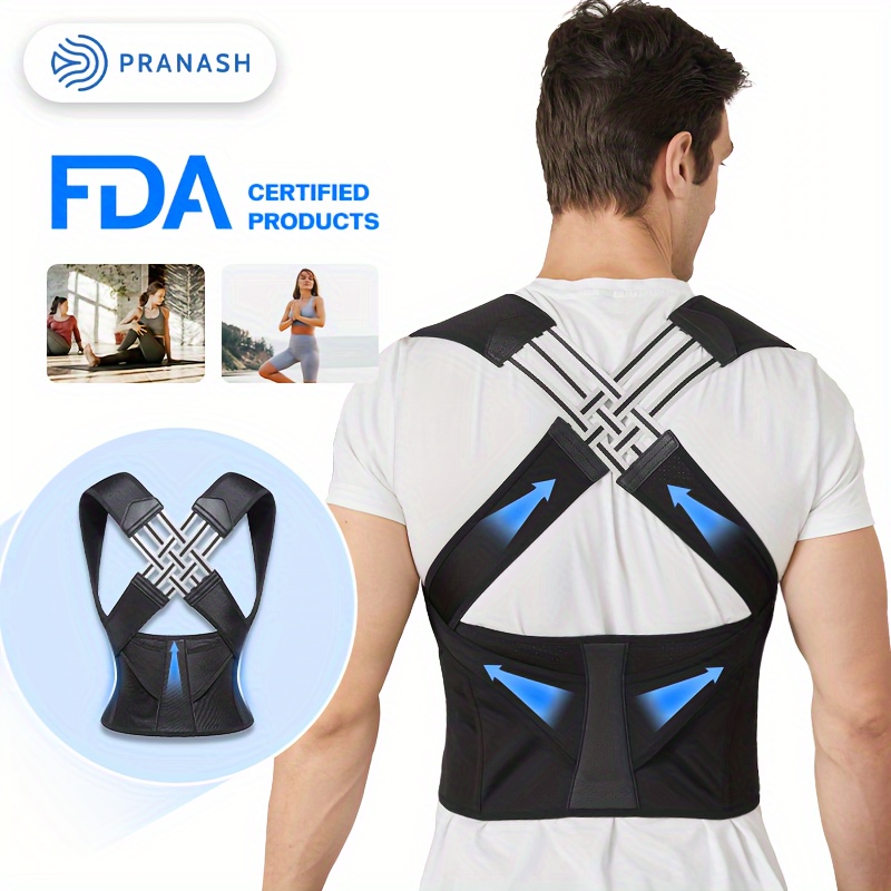 Improve Your Posture Instantly With This Adjustable Back Posture Corrector  Belt!