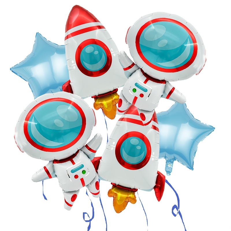 New Astronaut Spaceman Shaped Foil Balloon Party Decoration Arrangement Balloon Birthday Party Anniversary Party Decoration, Home Decoration Supplies, Atmosphere Arrangement