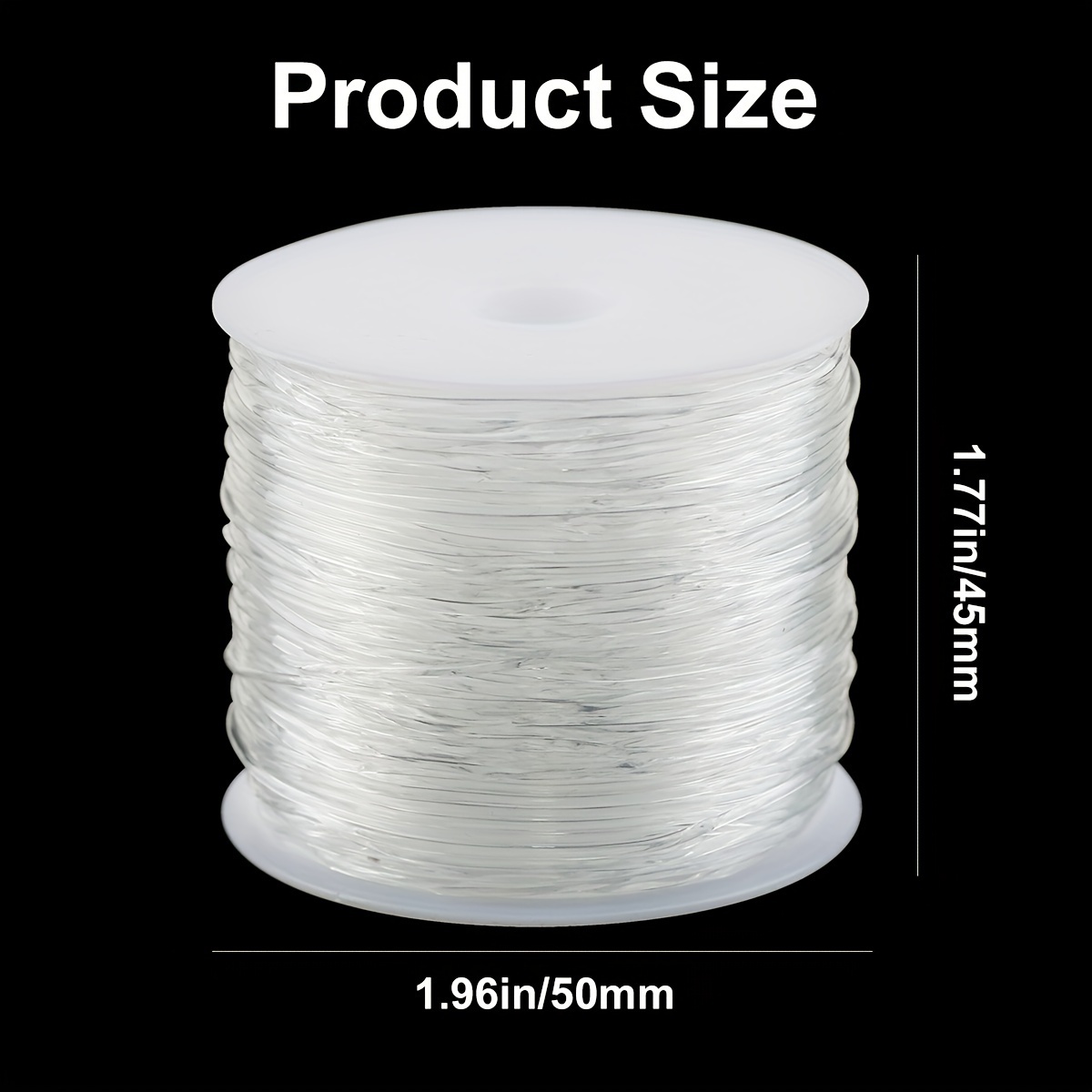 Elastic String Clear Beading Wire Polyester String Clear Elastic