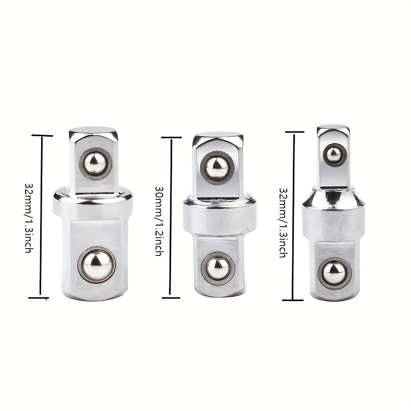 Socket Adapter Converter Reducer Set 3/8 To 1/2 3/8 1/4 Impact Drive Ratchet Wrench Socket Adaptor Repair Hand Tool
