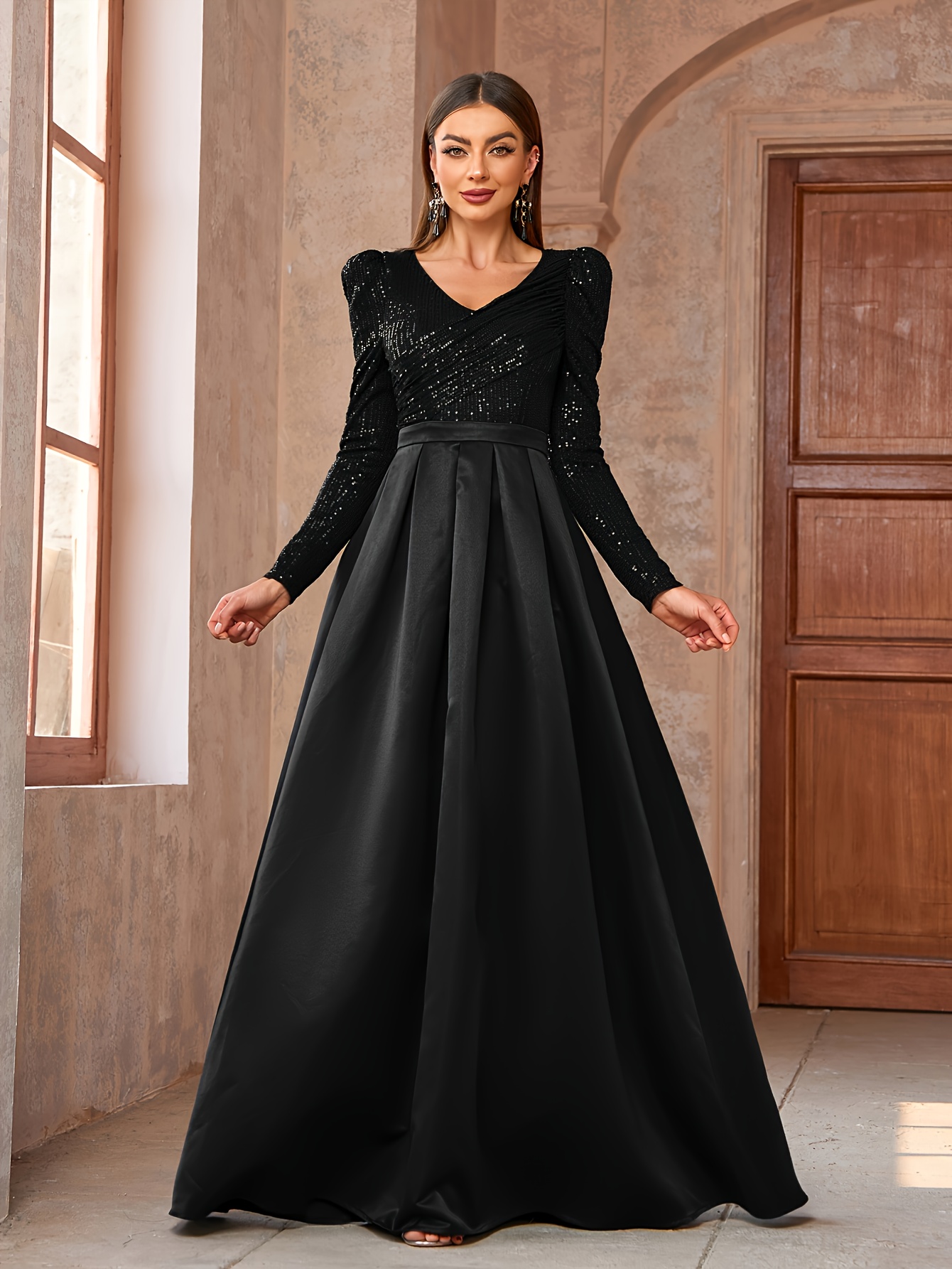 formal maxi wrap dress Odana's | Garnet Red Wrap Maxi Dress
