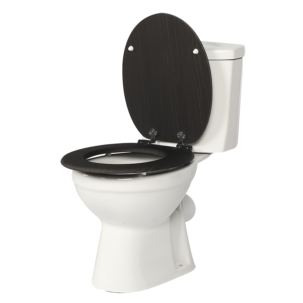 Sainos Toilet With Soft Close, Mdf , Stable Quality, Toilet Lid Toilet