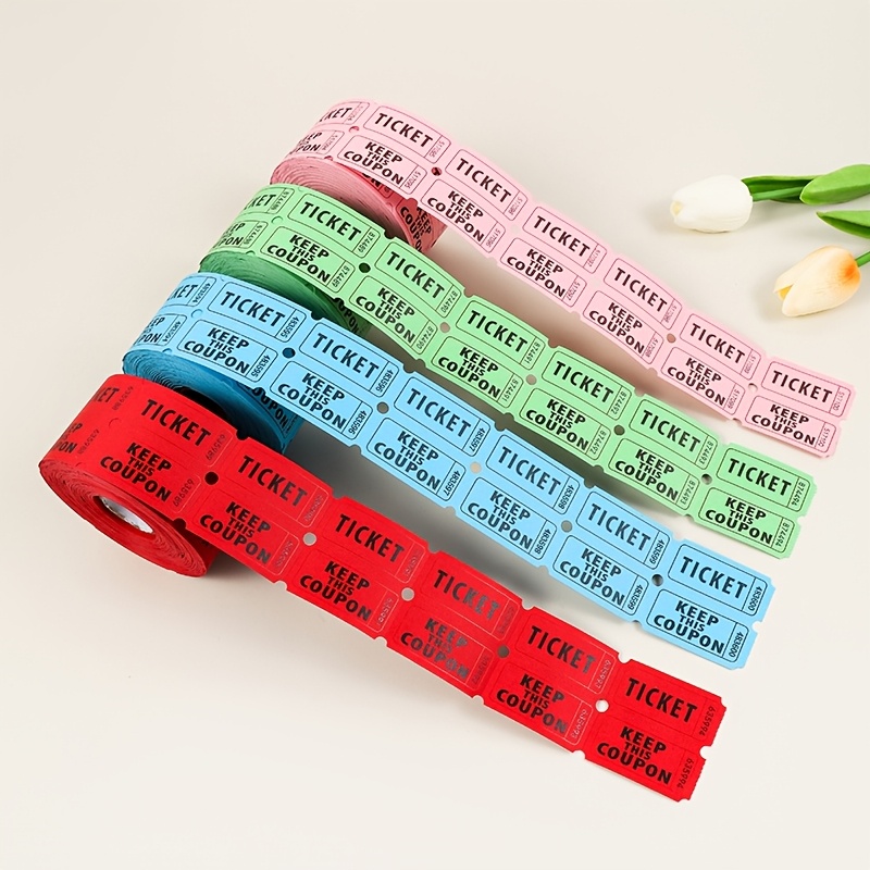 1000枚/ロール 2000枚の小さなシート イベントお祝い抽選機用紙