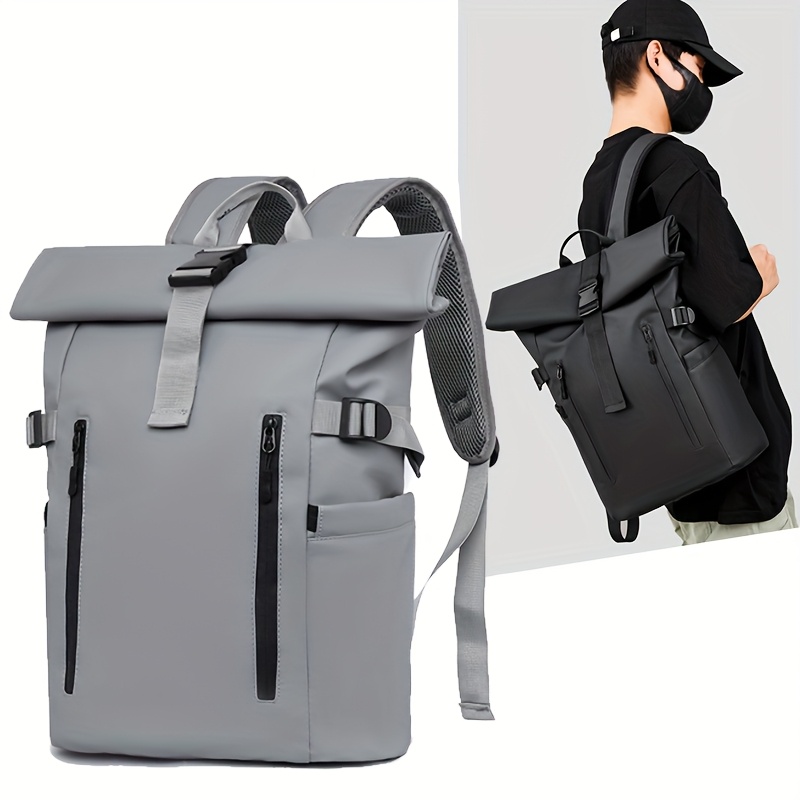 Hiking Backpack, Men's Simple Fashion Shoulder Bag, Large Capacity, Suitable for Commuting, Hiking, Outings, Travel and Business Trips