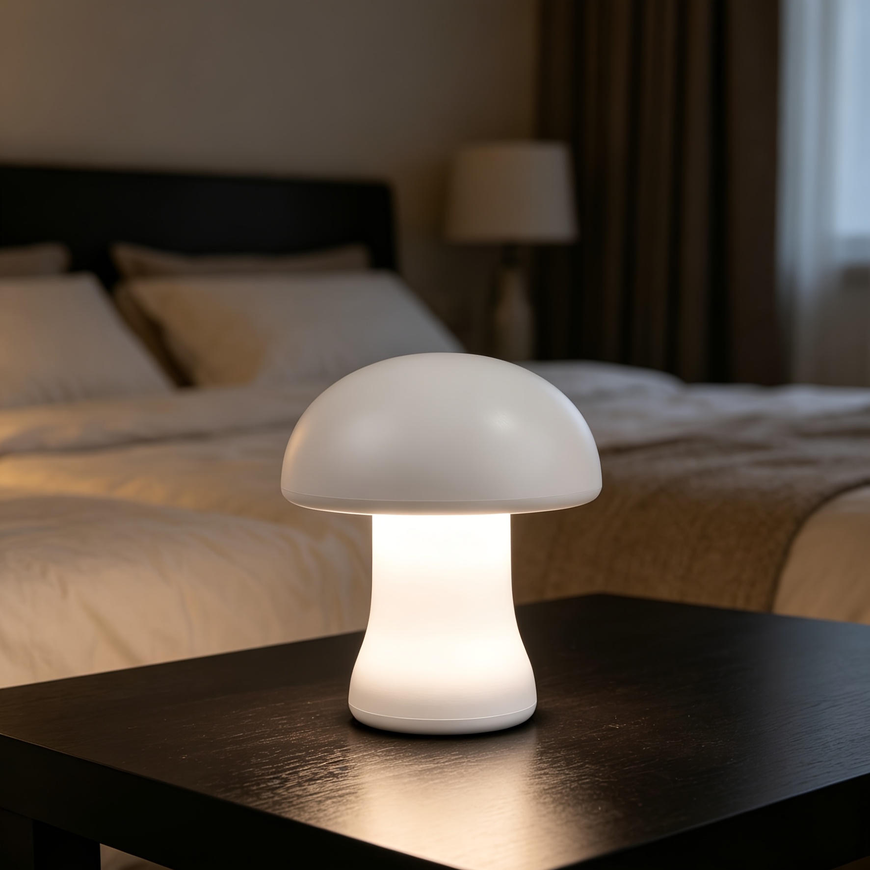 Mushroom Adjustable Desk Lamp, LED Touch Control Night Light