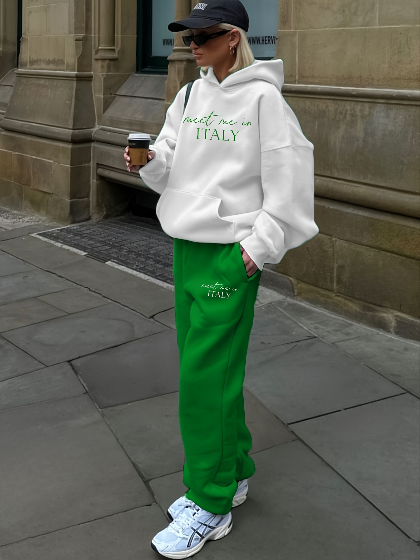 conjunto ropa deportiva moda mujer otoño invierno sudadera Temu