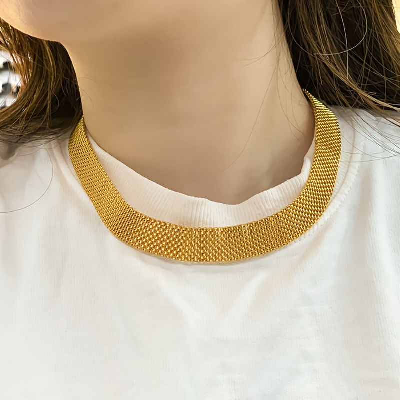 Vintage Jewelry Set for Women, 18K Golden Plated Iron