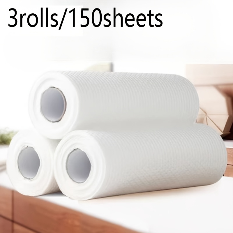 TEMU 3rolls Of Disposable Adult Foot And Bath Towels For , Suitable For Adult Shower, Spa Treatment And Daily Podiatry Care - Essential Additions For