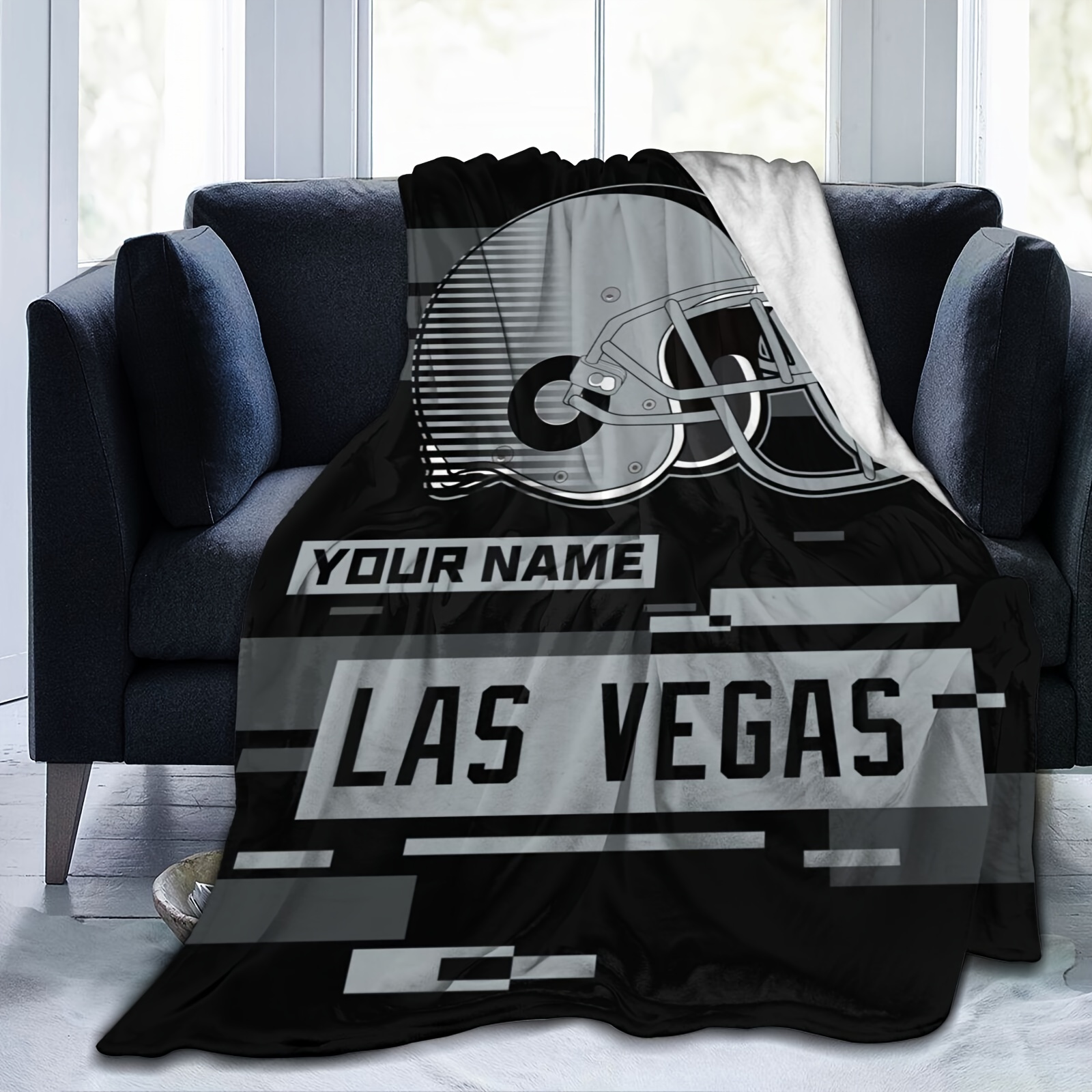 

Las Personalized Fan Blanket - Polyester, Rectangle, , No Required, And For Kids And Adults