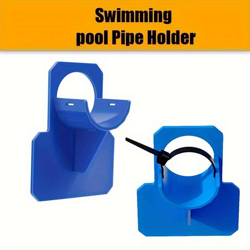 

2pcs, Blue Swimming Pool Pipe Holder, Easy To Install Hose Support Bracket, Durable Pool Accessory For Outdoor Garden Yard Swimming Pool Supplies Size 3.07 X 3.93 Inches