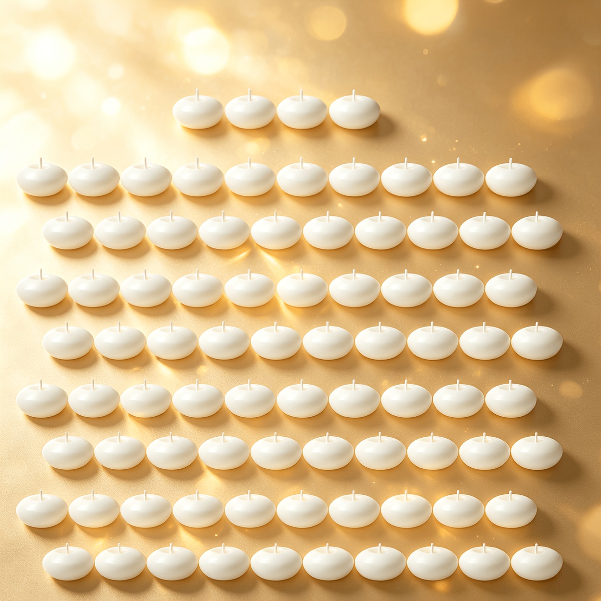 Image of 84 Festival Candles, Romantic And Warm Atmosphere, High Cost-effectiveness For Daily Home Use, Good Atmosphere Items, Suitable For Valentine's Day, Christmas, Celebrations, Seasonal Events