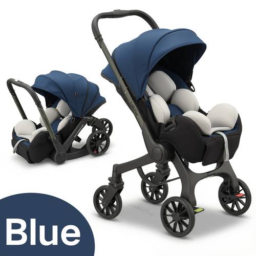 foldable baby stroller lightweight foldable baby stroller with adjustable sunshade and reversible design comfortable polyester fabric storage basket and large all terrain wheels infant carrier black grey per
