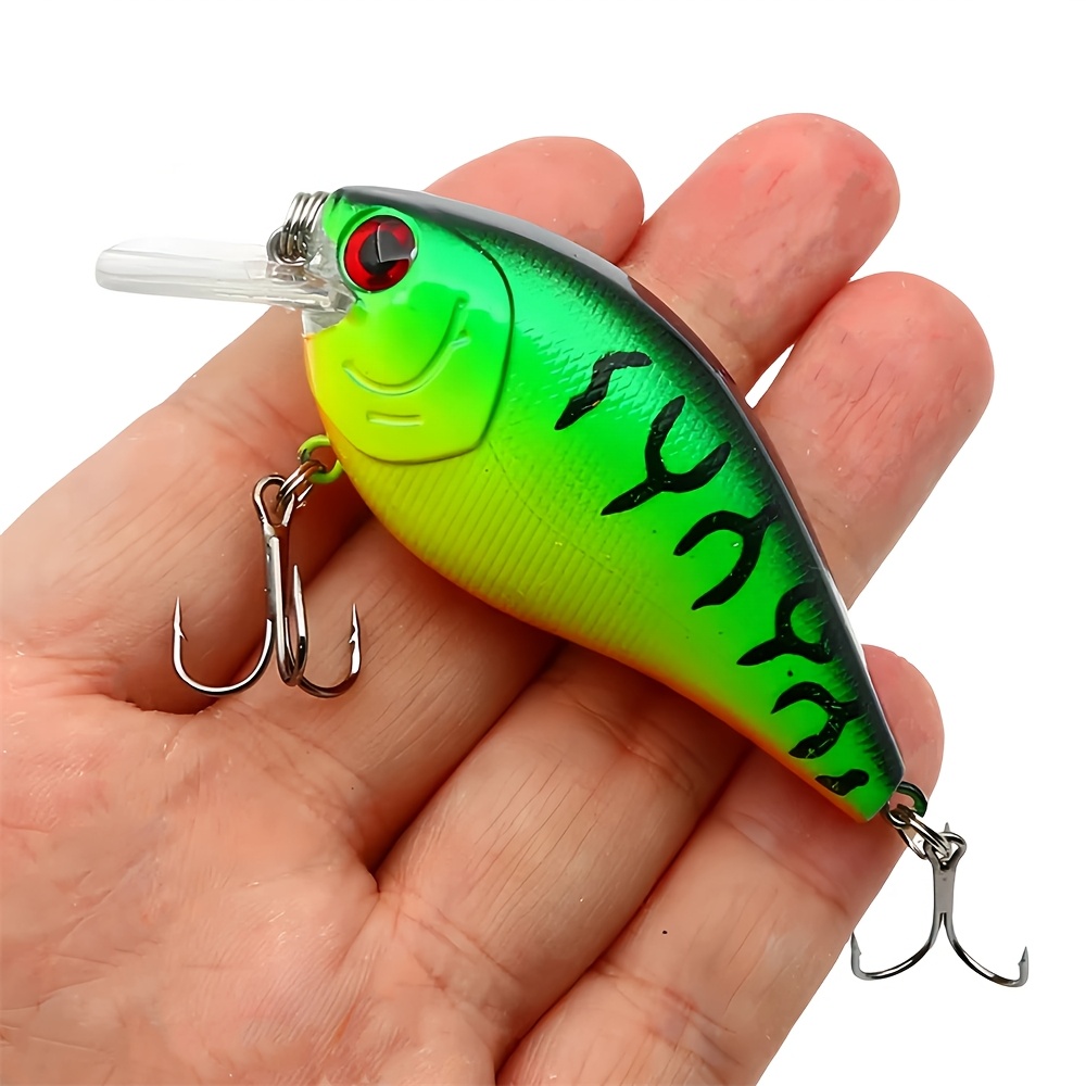 

Topwater Floating Wobbler, 8cm/3.14in 15g/0.52oz, Matériau ABS, Artificial Swimbait Hard Crankbait pour le matériel de pêche au bar et au brochet - Couleur mélangée