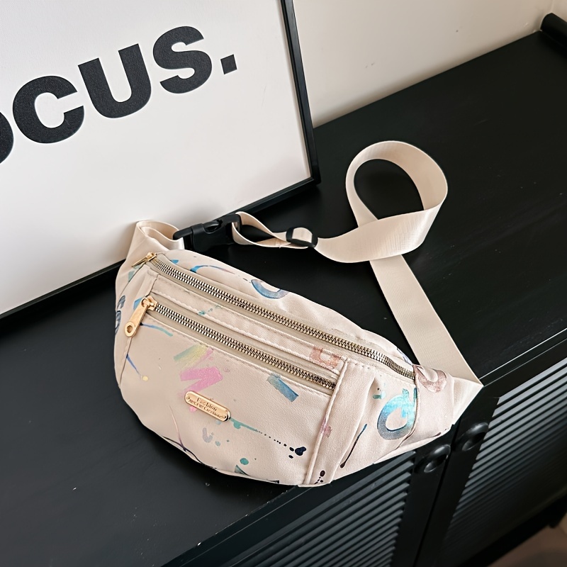 Image of Sports Waist Pack Outdoor Running Gear Phone Pouch Crossbody Chest Bag Fitness Small Bag