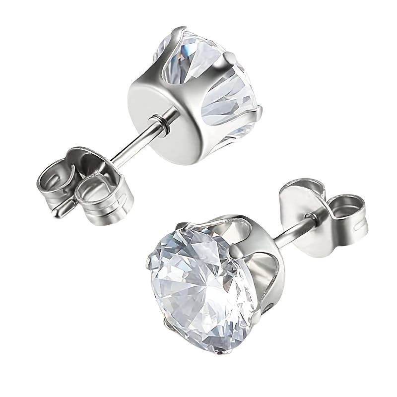 6 Pair Easy Stud Earrings Set, Versatile Styles