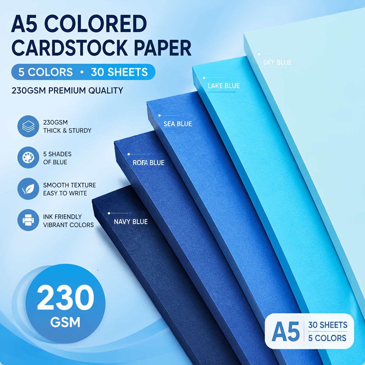 TEMU A5 Cardstock Paper, Thick Craft Paper, Colored Paper Sheets, Heavyweight Paper, Diy Supplies, Scrapbooking Paper, Handmade Card Paper, Arts And