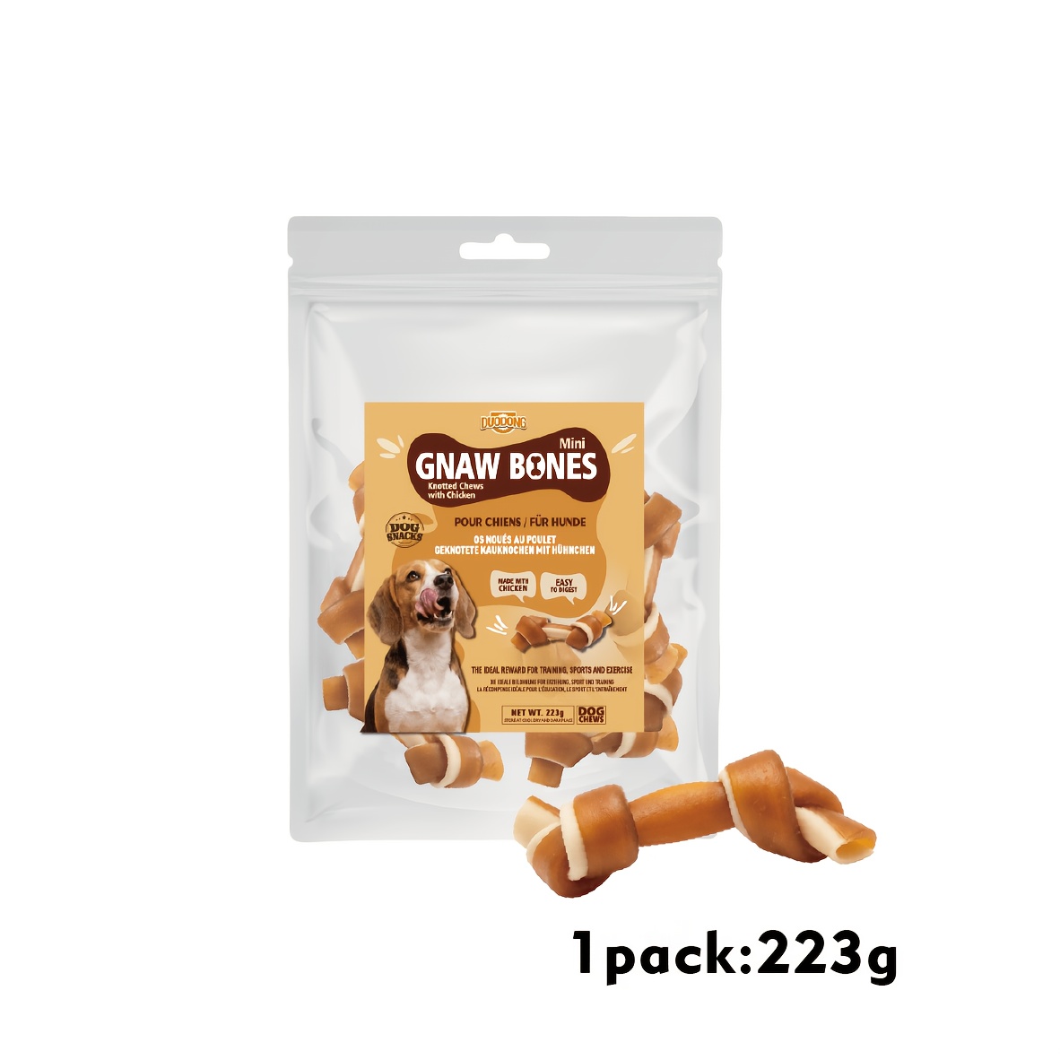 Chews With Real Chicken Inside, Rawhide-free Dog Chew Bones & Daily Snacks, Easy To Treats For Dogs