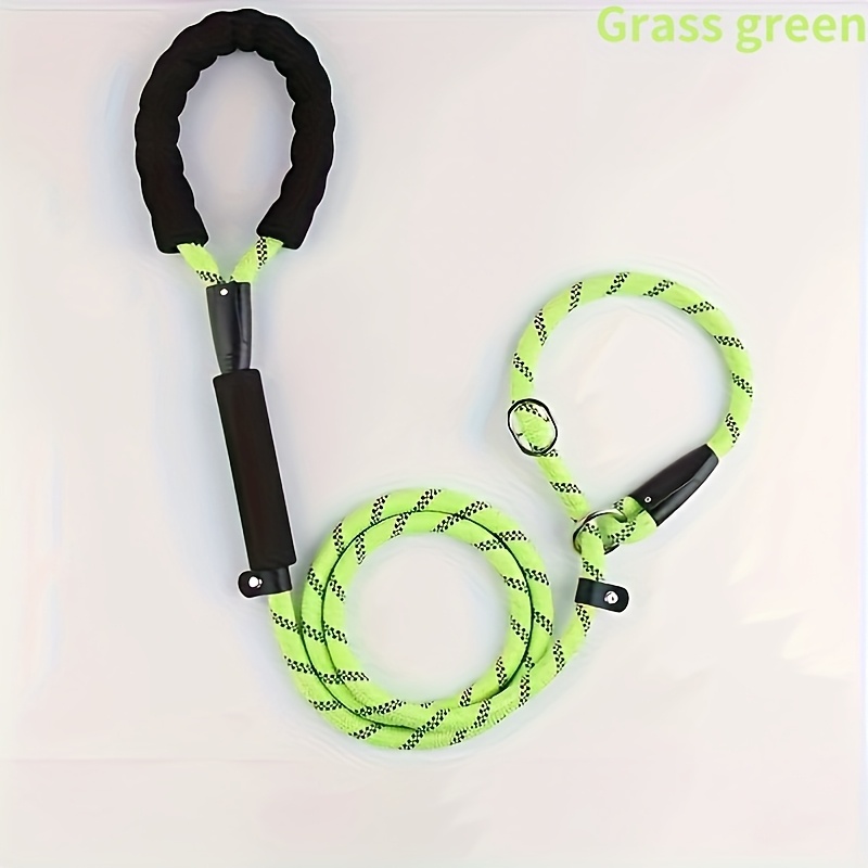 P-Rope Integrated Pet Dog Leash Collar with Adjustable Collar