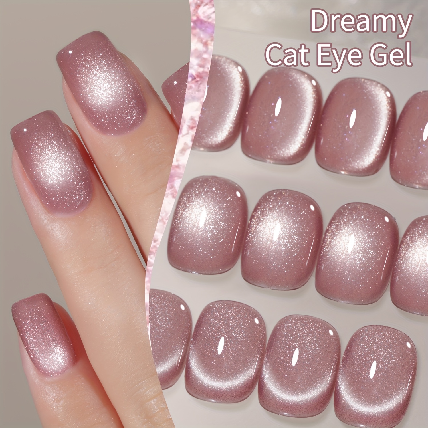Cat Eye Nail Trends 2025 Holographic Nail Art 10ml Reflective Magnetic Nail Gel Soaking Led Gel Salon Female Nail Art Tools Gel