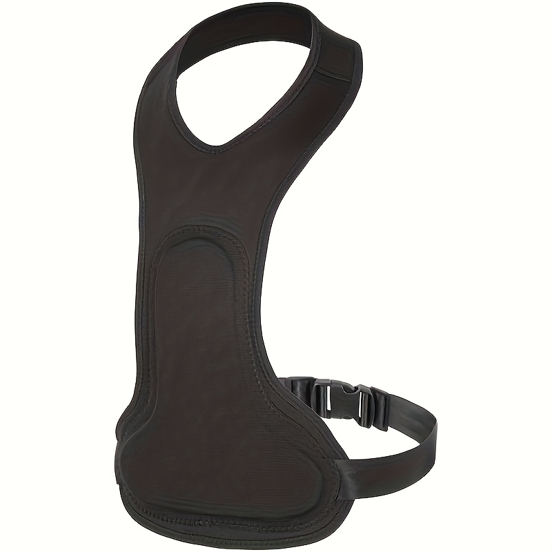   adjustable neoprene spearfishing chest pad protective speargun   vest for men women   with reinforced stitching   neoprene for   fishing hunting   speargun for diving   construction
