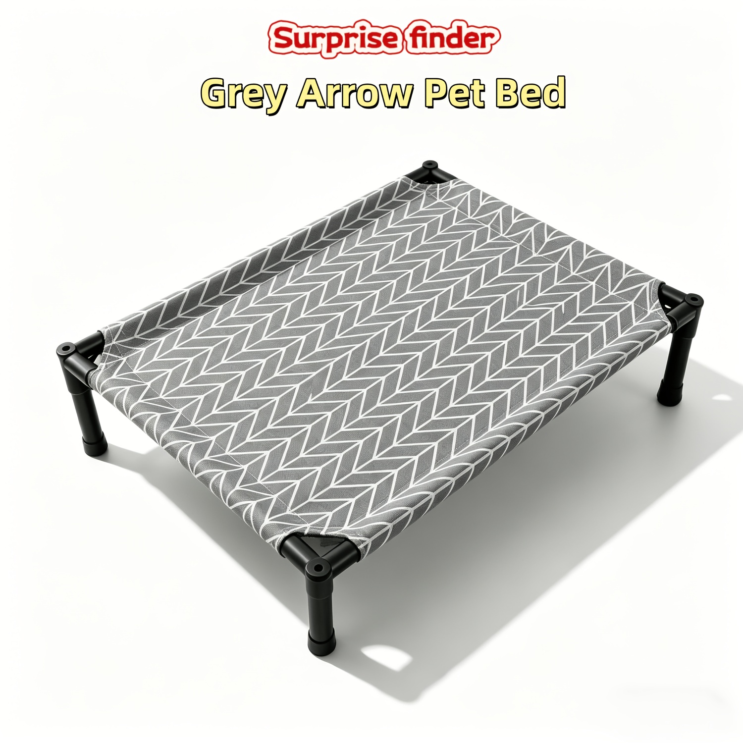 TEMU 27.5x19.6in Removable And Washable Breathable Pet Elevated Bed, Moisture Resistant And Heat-insulating, Suitable For , Suitable For Cats/small