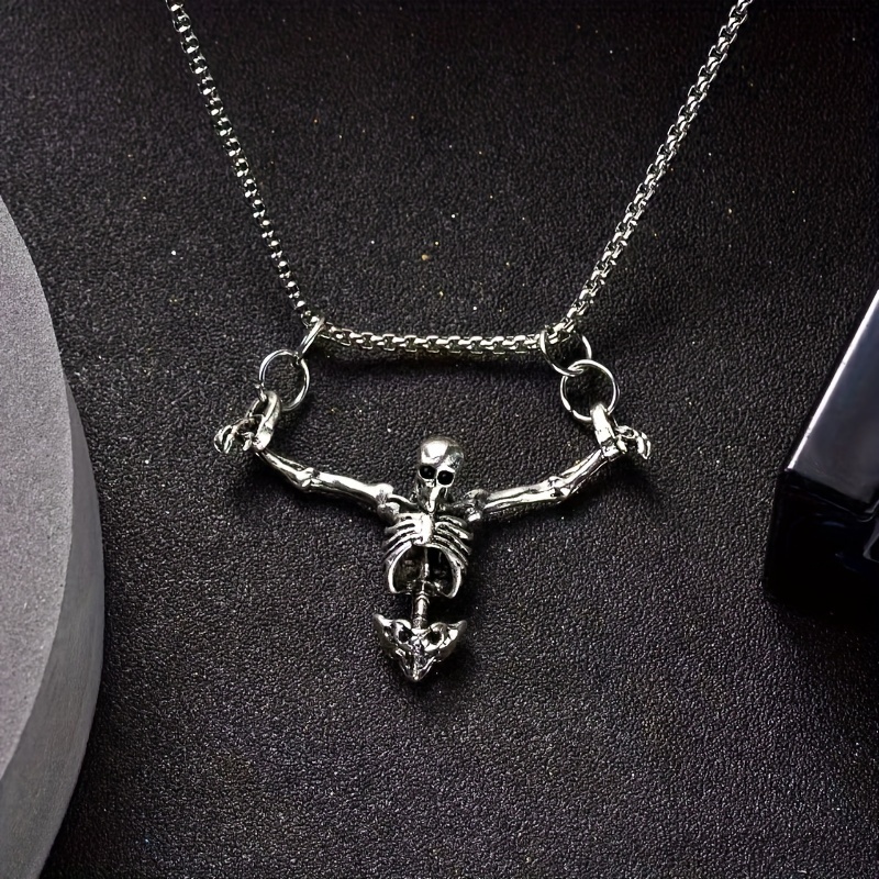

- New Products, Personality, Exaggerated Retro, European And American Hip-hop Style, Skeletons, Pendants, Necklaces, Halloween Accessories