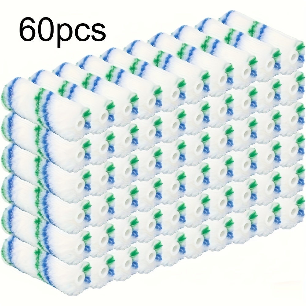 Image of Kit Of 60 Small Paint Roller Covers, Featuring 4-inch Mini Rollers (1/2 Inch Nap) Along With A Roller Frame, Ideal For Contractors Painting Walls
