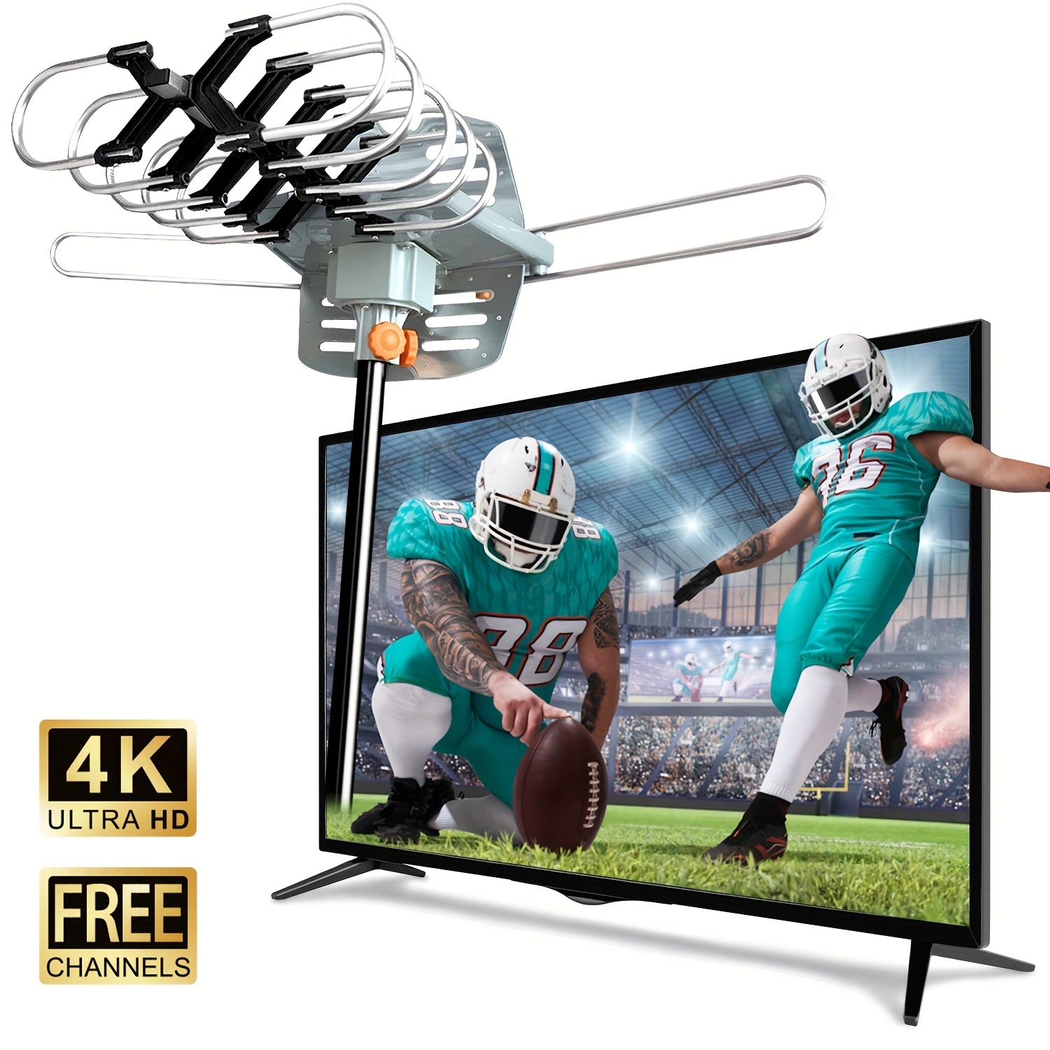 2026 Release Long Range Digital TV Antenna with Signal Booster