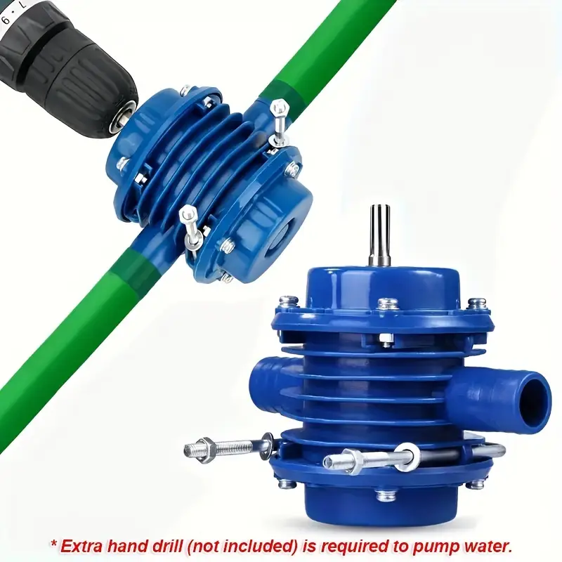 1pc heavy duty metal self priming hand electric drill water pump high pressure centrifugal pump for home garden and boat use extra drill not included details 0