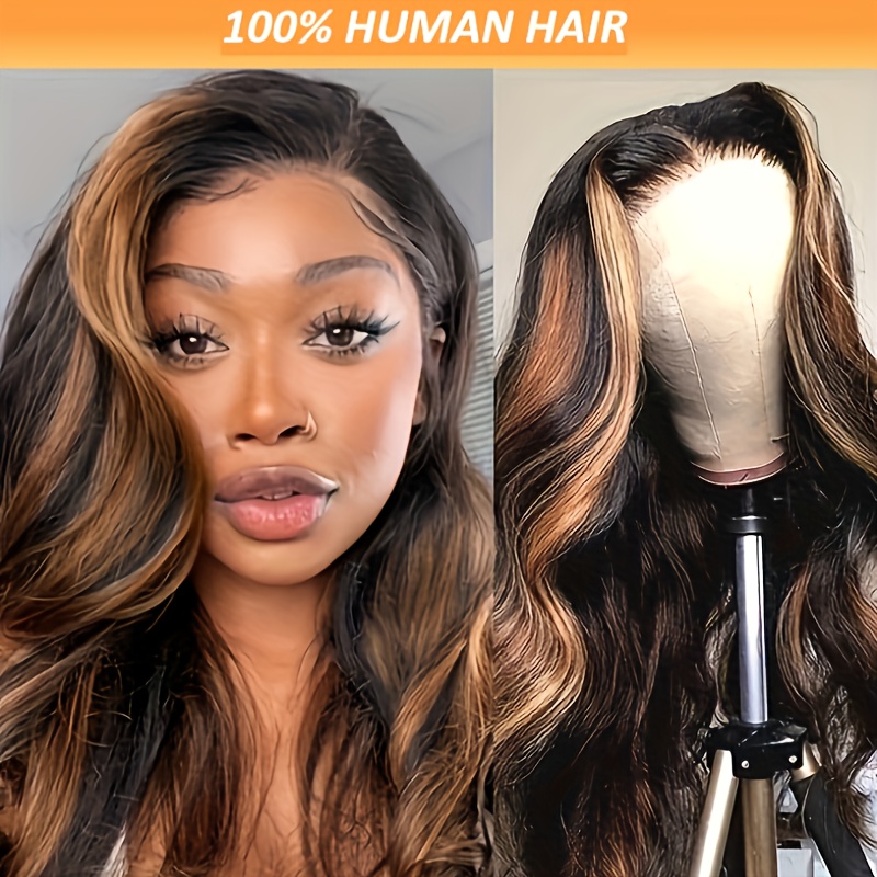 

Ombre Highlight Lace Front Wigs Human Hair 13x6 Body Wave 1b/30 Lace Front Wig Human Hair Hd Transparent Lace Frontal Wigs Human Hair Balayage Wig For