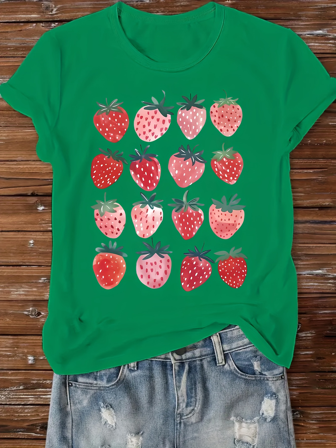 L 新品 BUMP OF CHICKEN strawberry TEE Supermaggie - Shop By Body - Strawberry_Lulu_Long_Sleeve