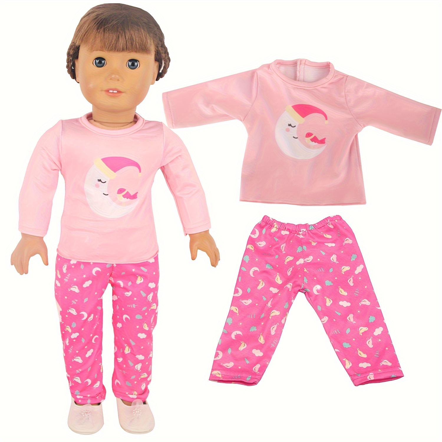 Pajama Nightgown Matching Doll And Girl Clothes Walmart Princess Pajamas Walmart Matching Doll And Girl Outfits HDE Girls