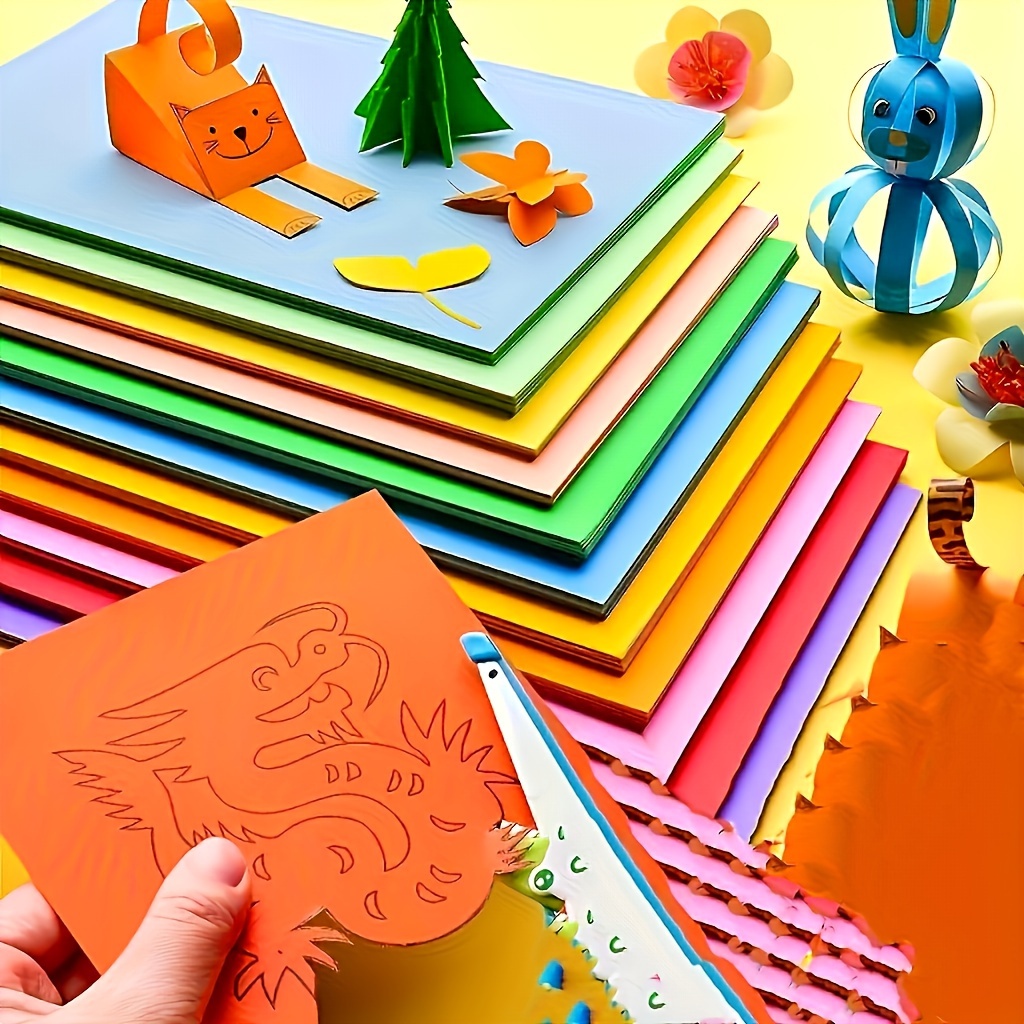 Sustainable A4 Colored Cardstock Sheets Recyclable Craft Temu