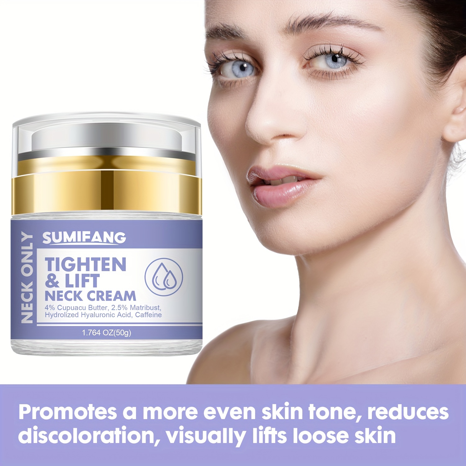 Hyaluronic Acid Neck Cream Alcohol free Moisturizing Firming Temu