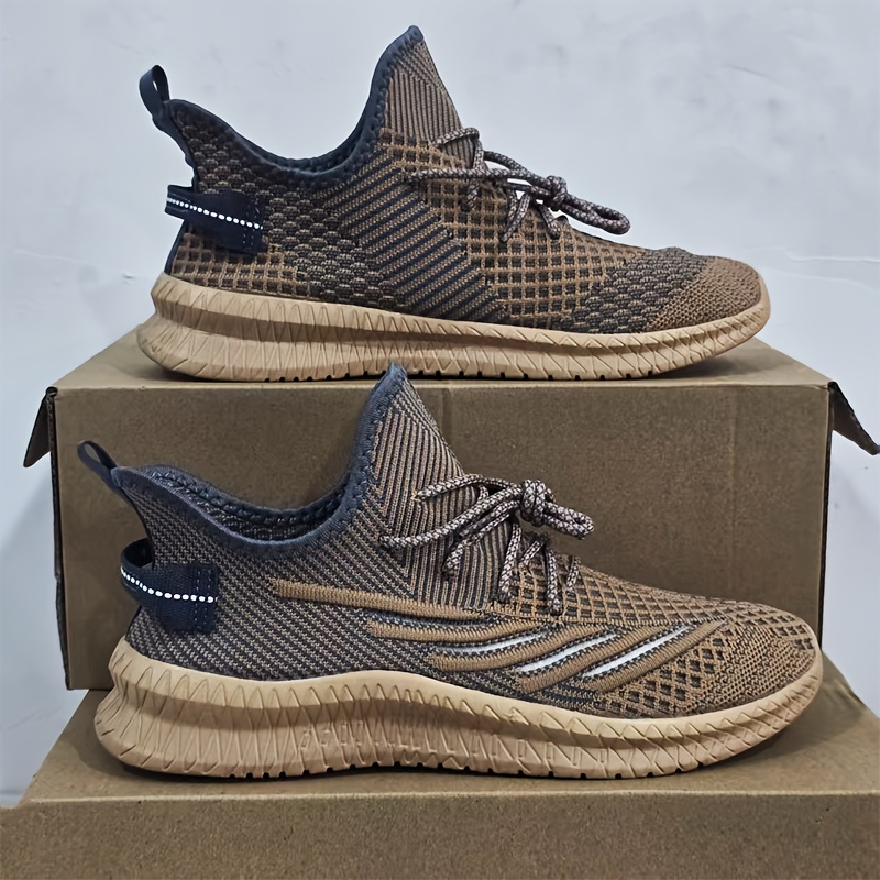 Image of Men's Lightweight Casual Athletic Shoes, Walking Breathable Men's Shoes, Random Texture