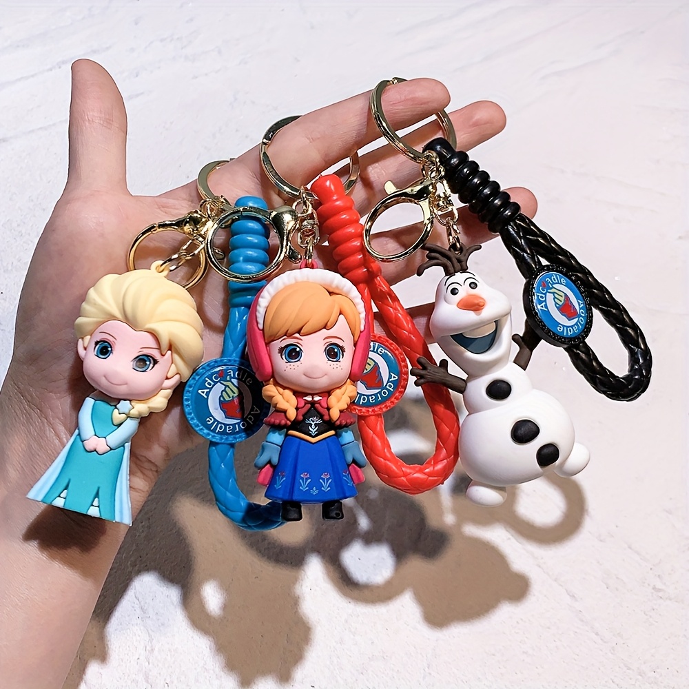 

Disney Keychains Anna Anime Key Ring Collection Car Keychain