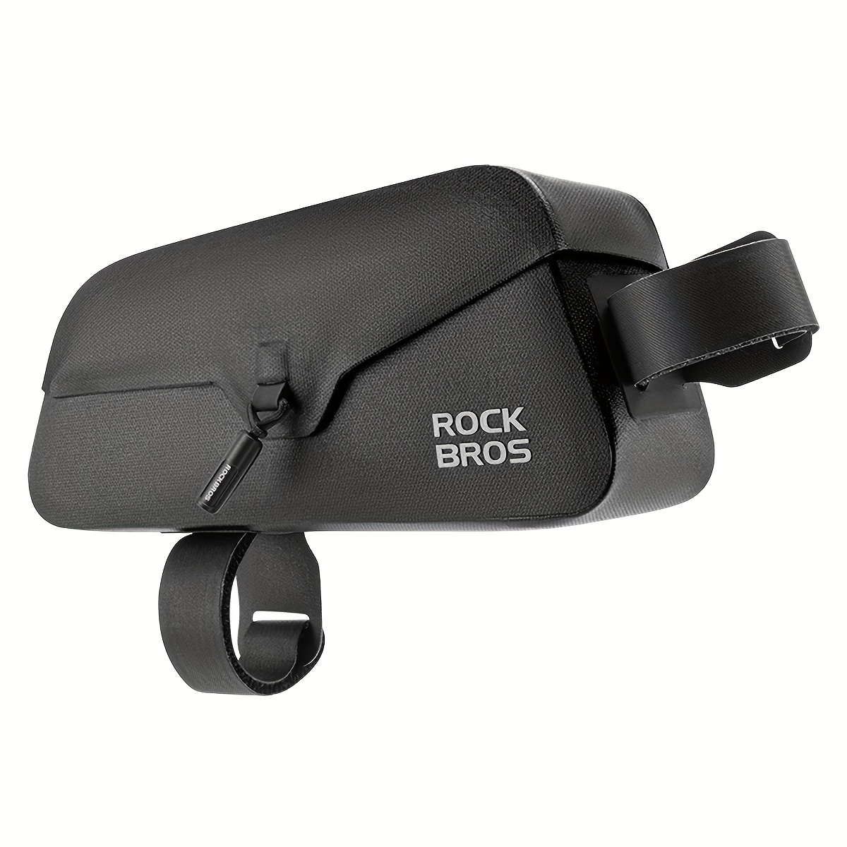 Image of Bicycle Magnetic Lid Top Tube Bag With Straps Portable Front Cycling Storage For Mtb Road Bike