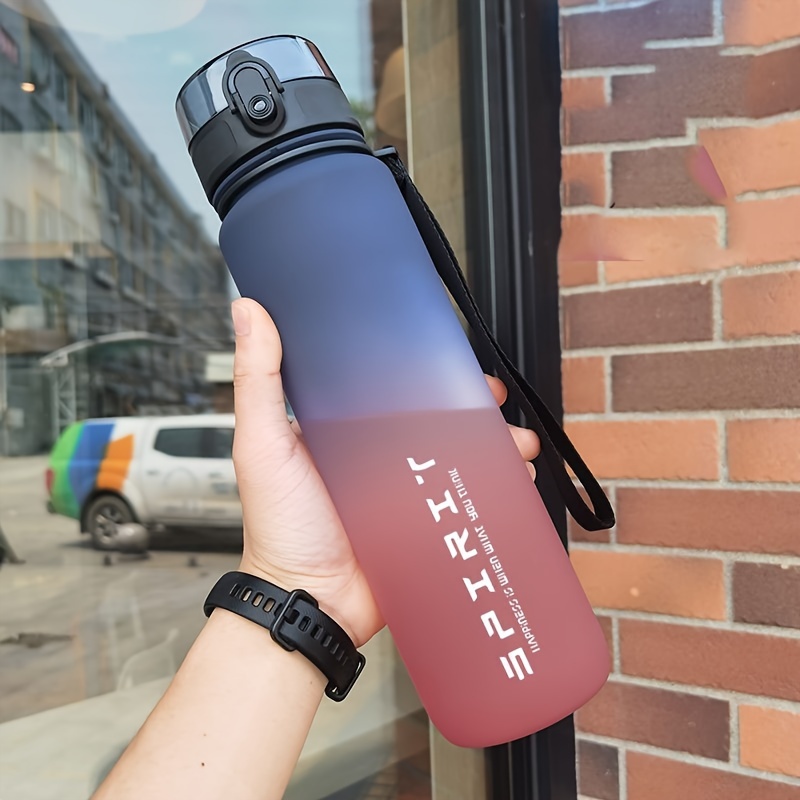 sports fitness students water bottle mens new cup womens high   convenient sports fitness gradient color water bottle Product details 1