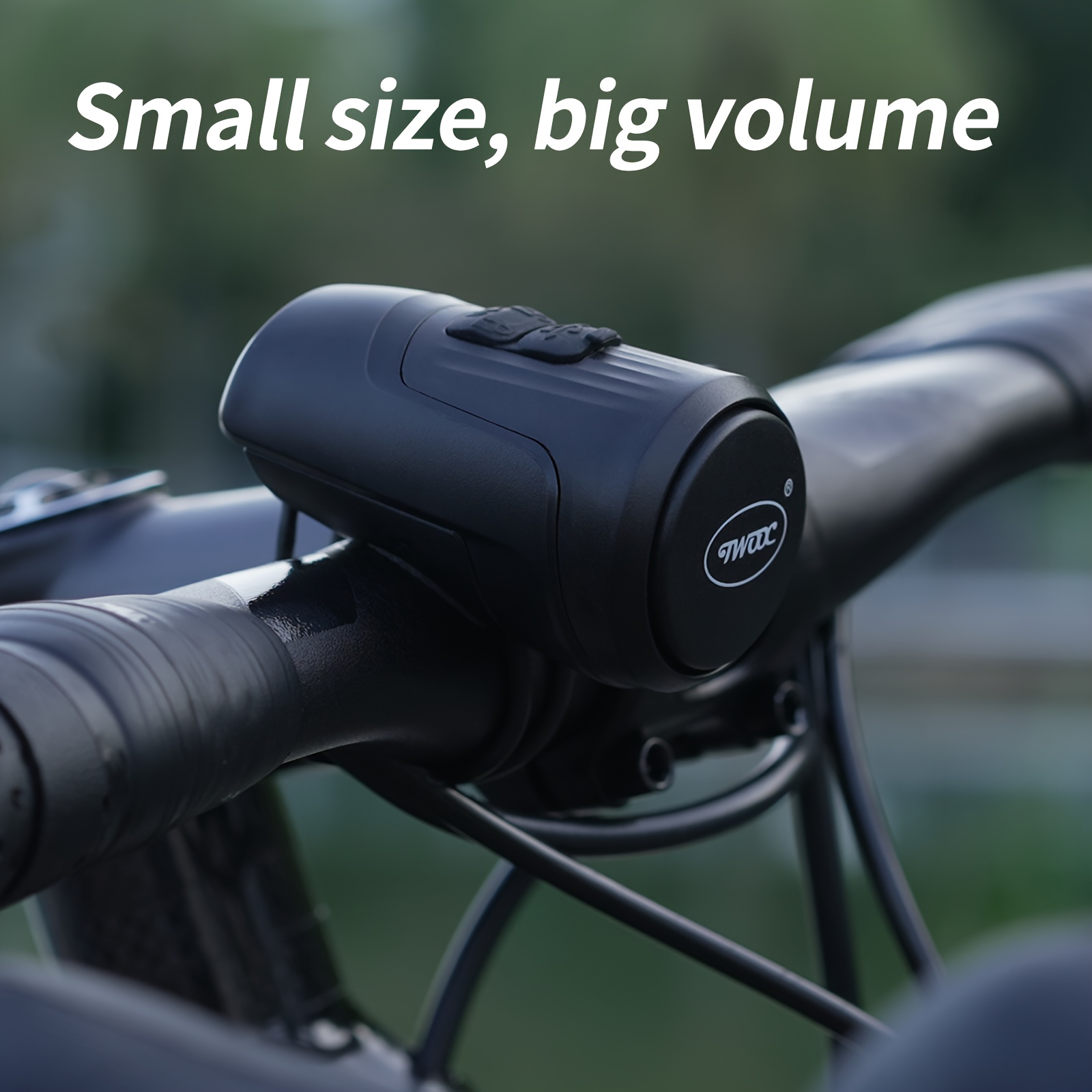 Klaxon électrique Puissant Pour Vélo - 120dB, Rechargeable USB, Alarme, Noir