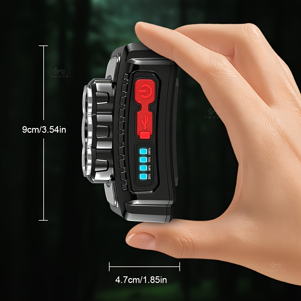 High Lumens Rechargeable Headlamp with 7 Lighting Modes