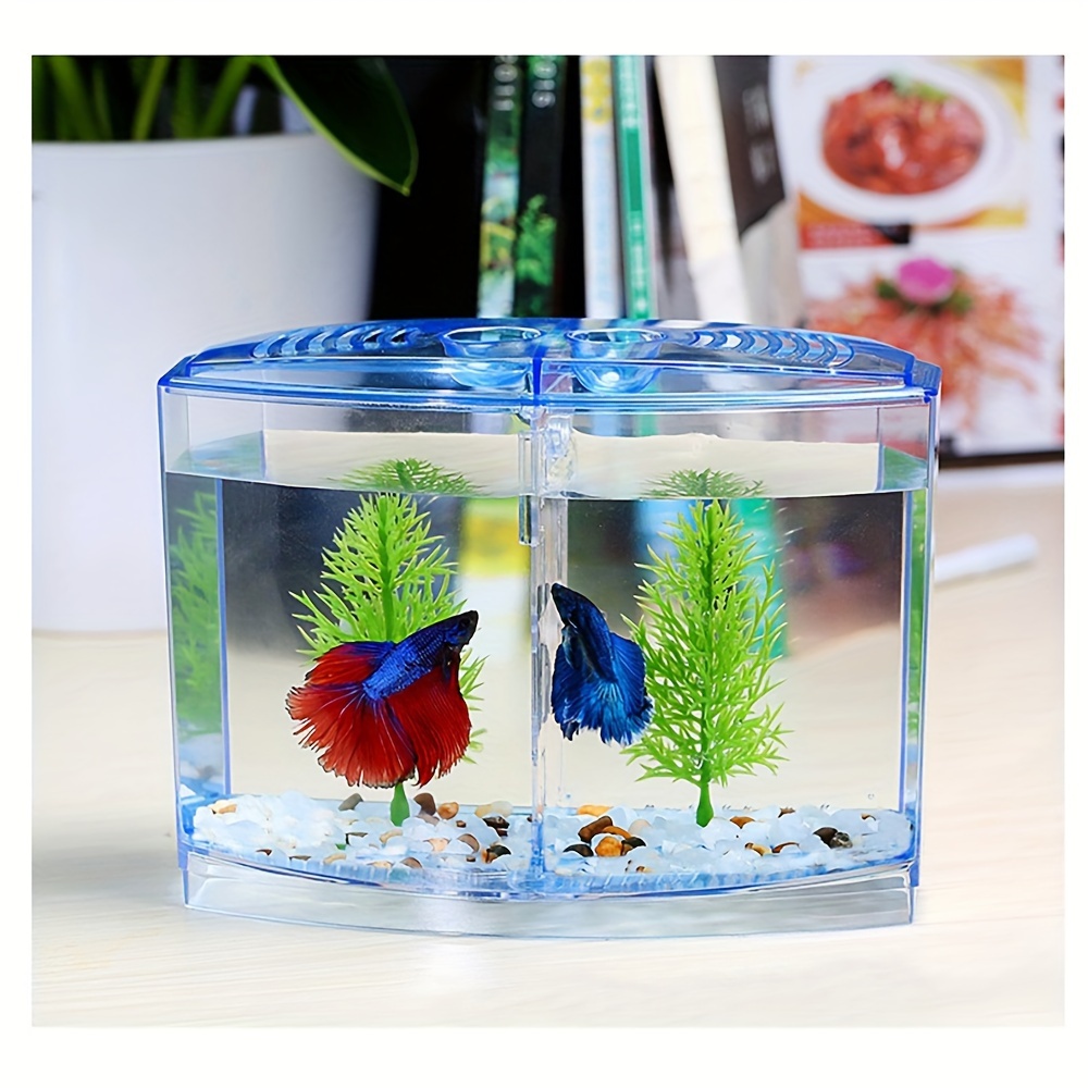 Desktop Aquarium Goldfish Tank Small Household Betta Tank - Temu