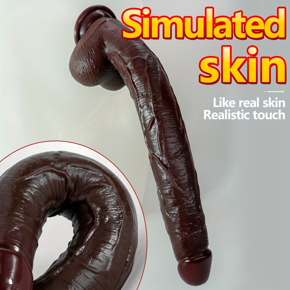 Black Extra Long Penis Liquid Silicone Long Simulation Penis Female Masturbation Fake Penis Couple Sex Adult Products Fake Penis