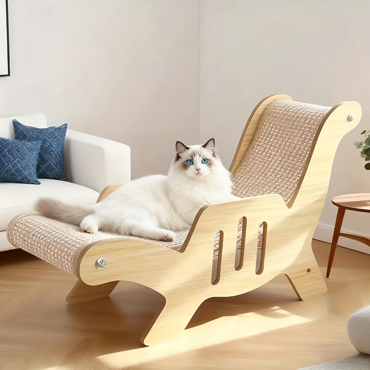 -one Sisal Cat Scratching Board, Combining The Functions Of A Hammock And Chair. The Scratching Board Is , Making It An For Cats To Sharpen Their Claws, As Well As Their Activity Center For Resting